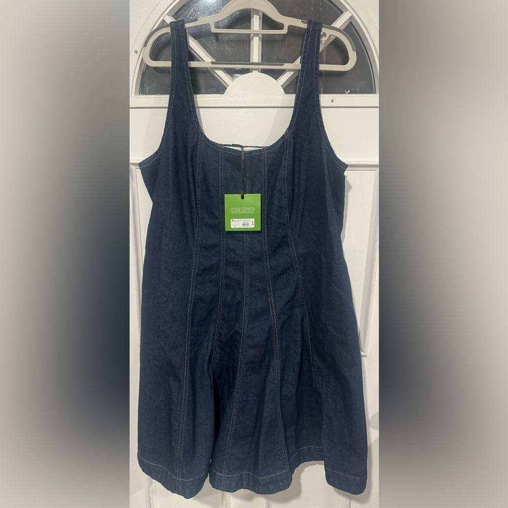 Kate Spade Women Blue Denim Dress